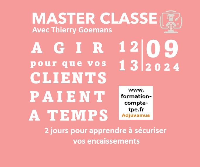 infos formation Agir pour que les clients paient à temps